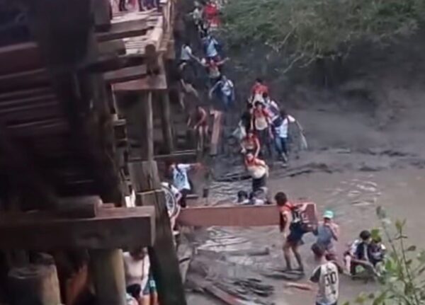 Ponte cede e deixa moradores isolados em Augusto Corrêa, no Pará