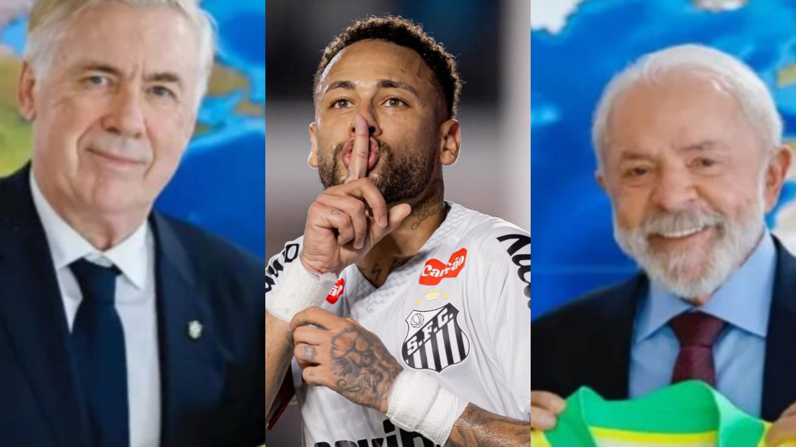 Lula relata conversa com Ancelotti sobre convocação de Neymar para Copa