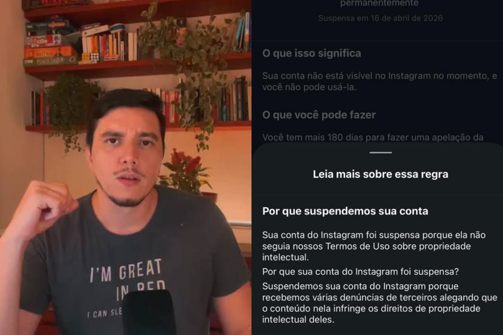 Conta de jornalista no Instagram é suspensa após denúncias em massa