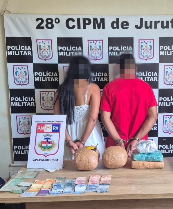 Casal é preso com drogas durante abordagem em porto no oeste do Pará