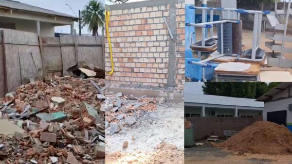 Estudantes da escola Hildebrando Ferro Bitencourt denunciam atraso na reforma