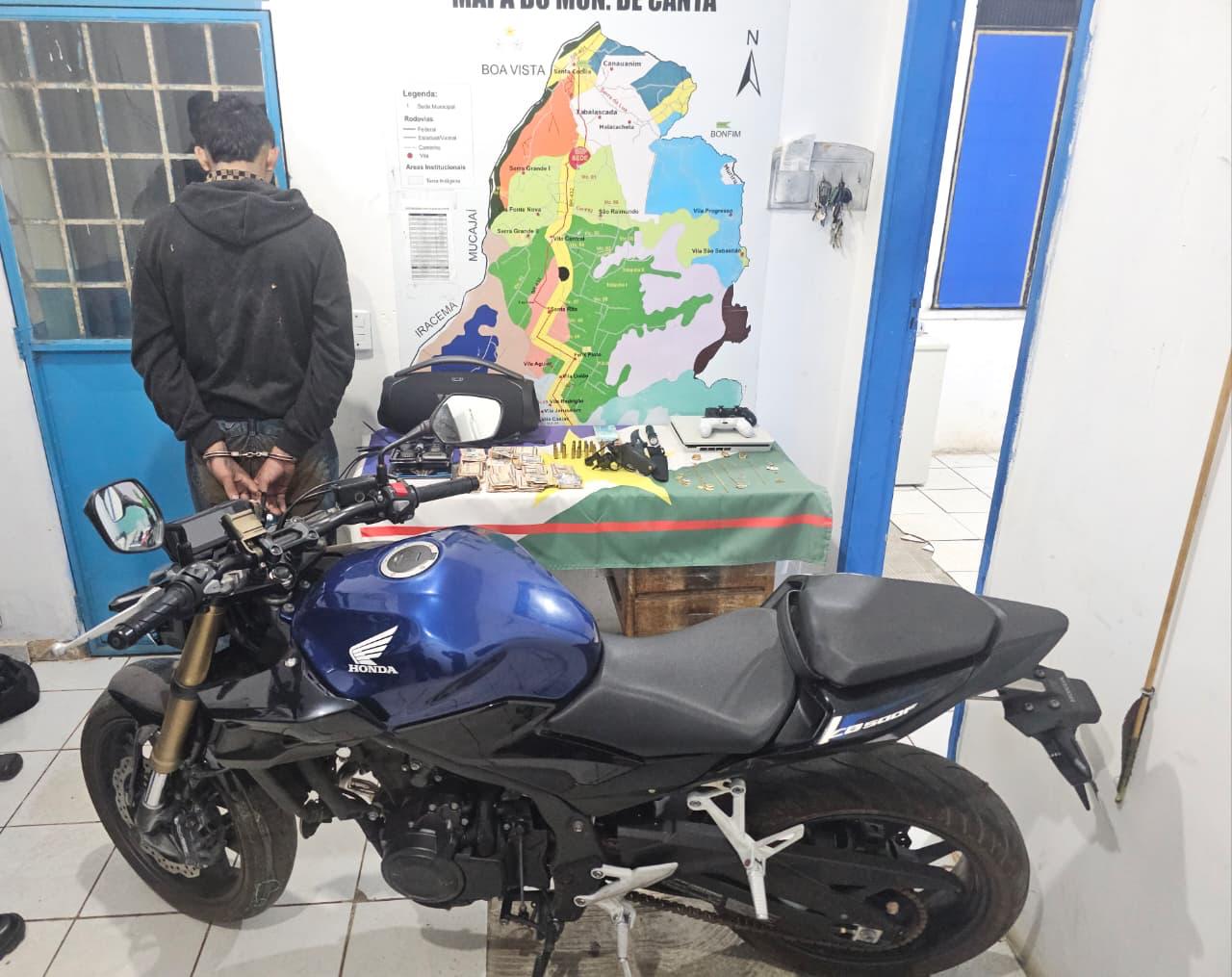 Foragido com extensa ficha criminal é preso pela PM no Cantá