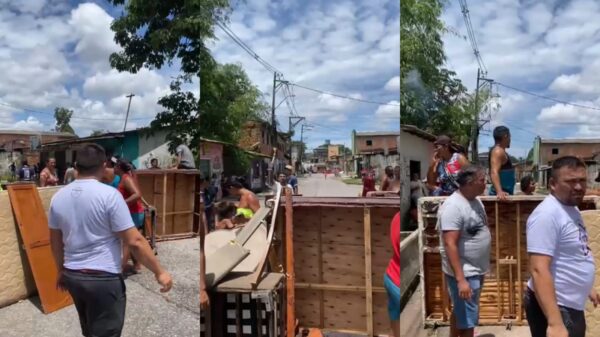 Moradores protestam após alagamentos e cobram obras em Ananindeua