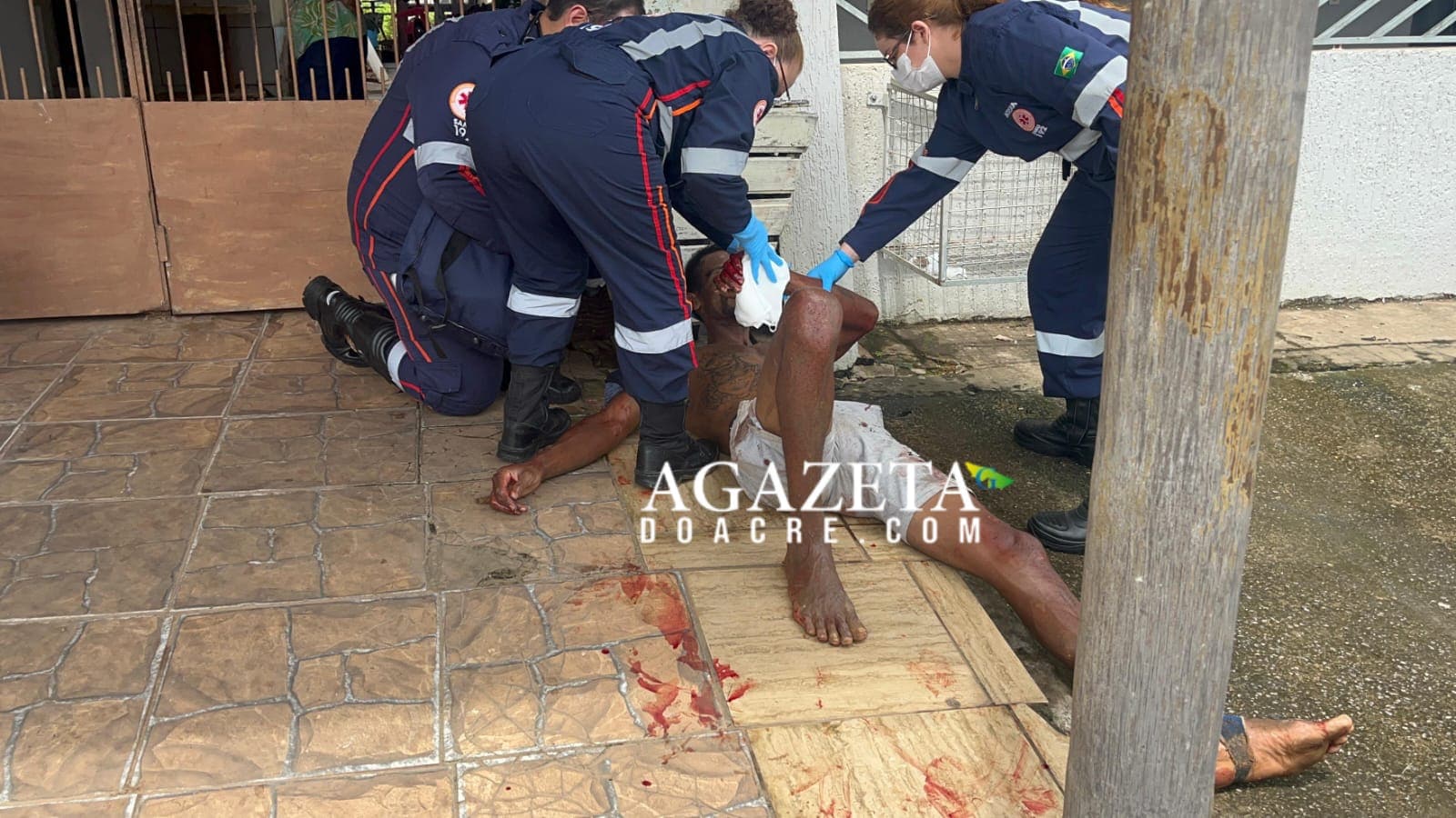Homem em situação de rua é esfaqueado sob ponte no bairro da Paz, em Rio Branco
