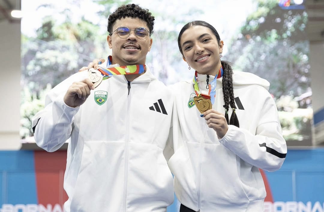 Maranhenses de 16 anos conquistam medalhas históricas para o Brasil nos Jogos Sul-Americanos da Juventude