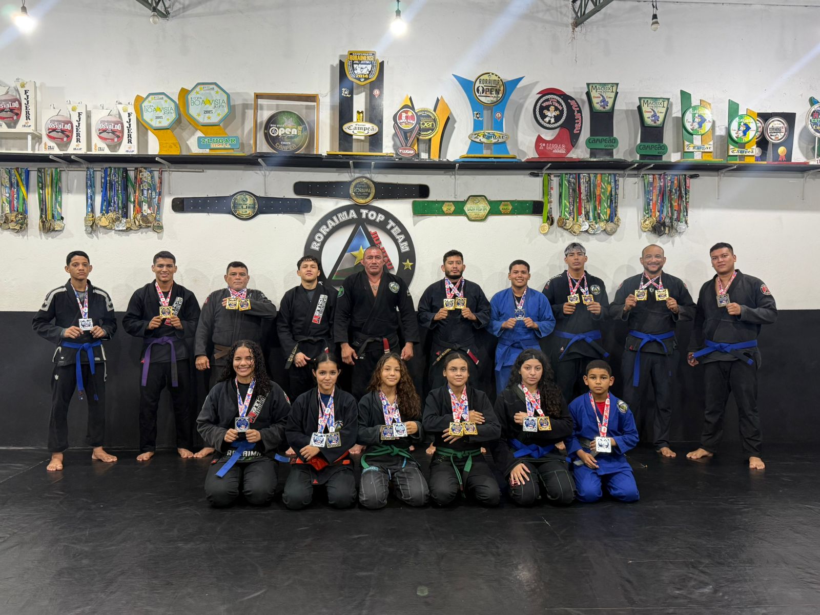 Roraima Top Team retorna com 27 medalhas do Campeonato Amazonense de Jiu-Jitsu