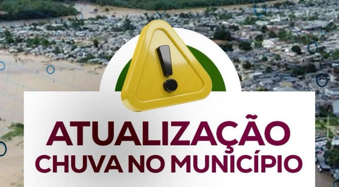 Chuva intensa de 56,6 mm em poucas horas acende alerta para alagamentos em Feijó