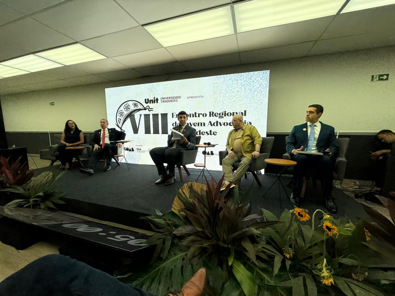 Presidente da OAB-RR e da Abracrim-RR palestra no VIII Encontro Regional da Jovem Advocacia do Nordeste
