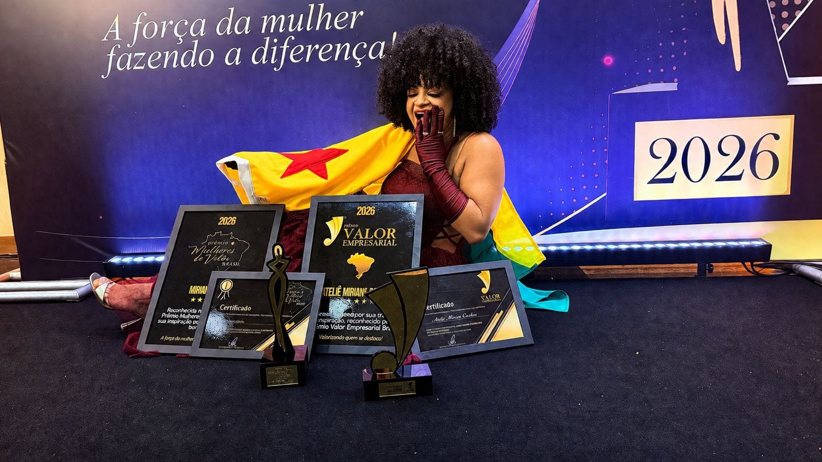Especialista em cabelos naturais do Acre recebe premiação Top of Mind em São Paulo