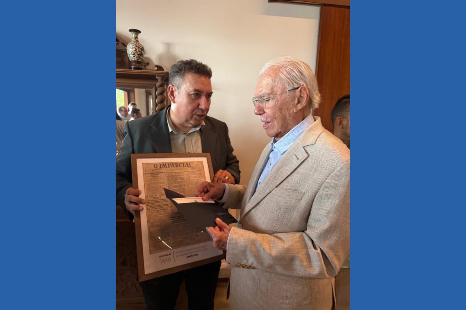 O Imparcial homenageia Sarney nos seus 96 anos