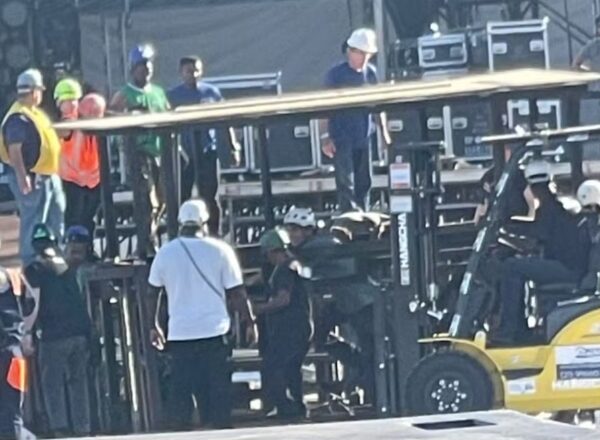 Trabalhador morre durante montagem de palco para show de Shakira em Copacabana