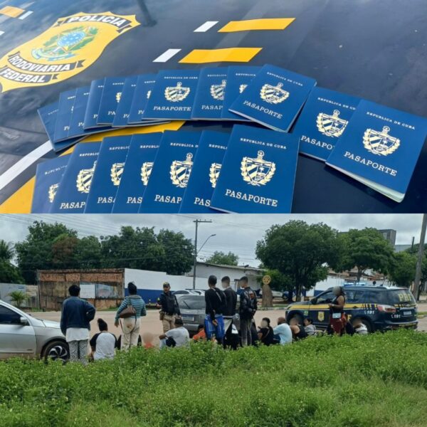 PRF prende “coiotes” com 20 migrantes na BR-401, em Roraima