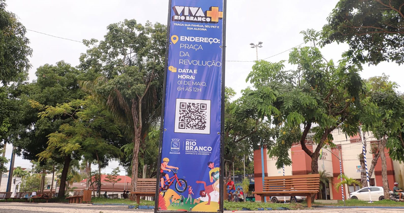 Viva + Rio Branco: evento do Dia do Trabalhador leva serviços, lazer e cultura ao Centro da capital; veja programação