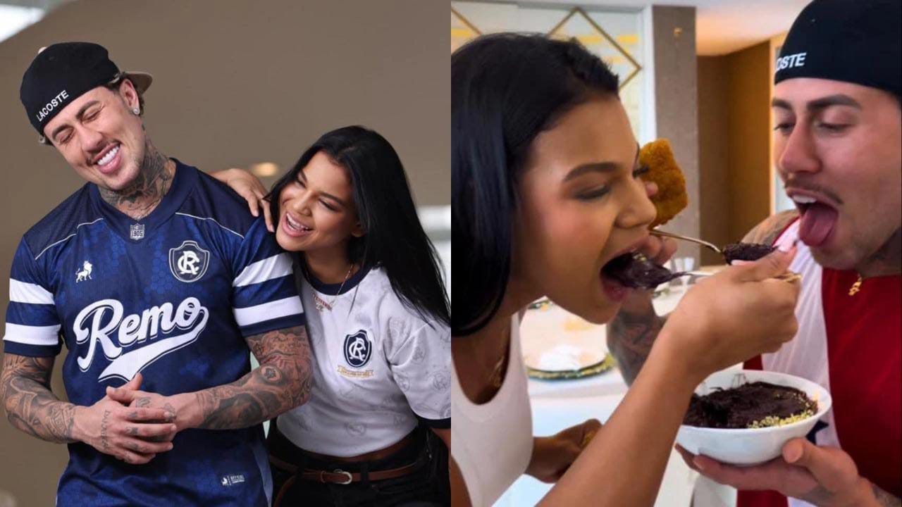 MC Daniel e Lia Mendonça exaltam cultura paraense e chamam atenção com camisa do Remo