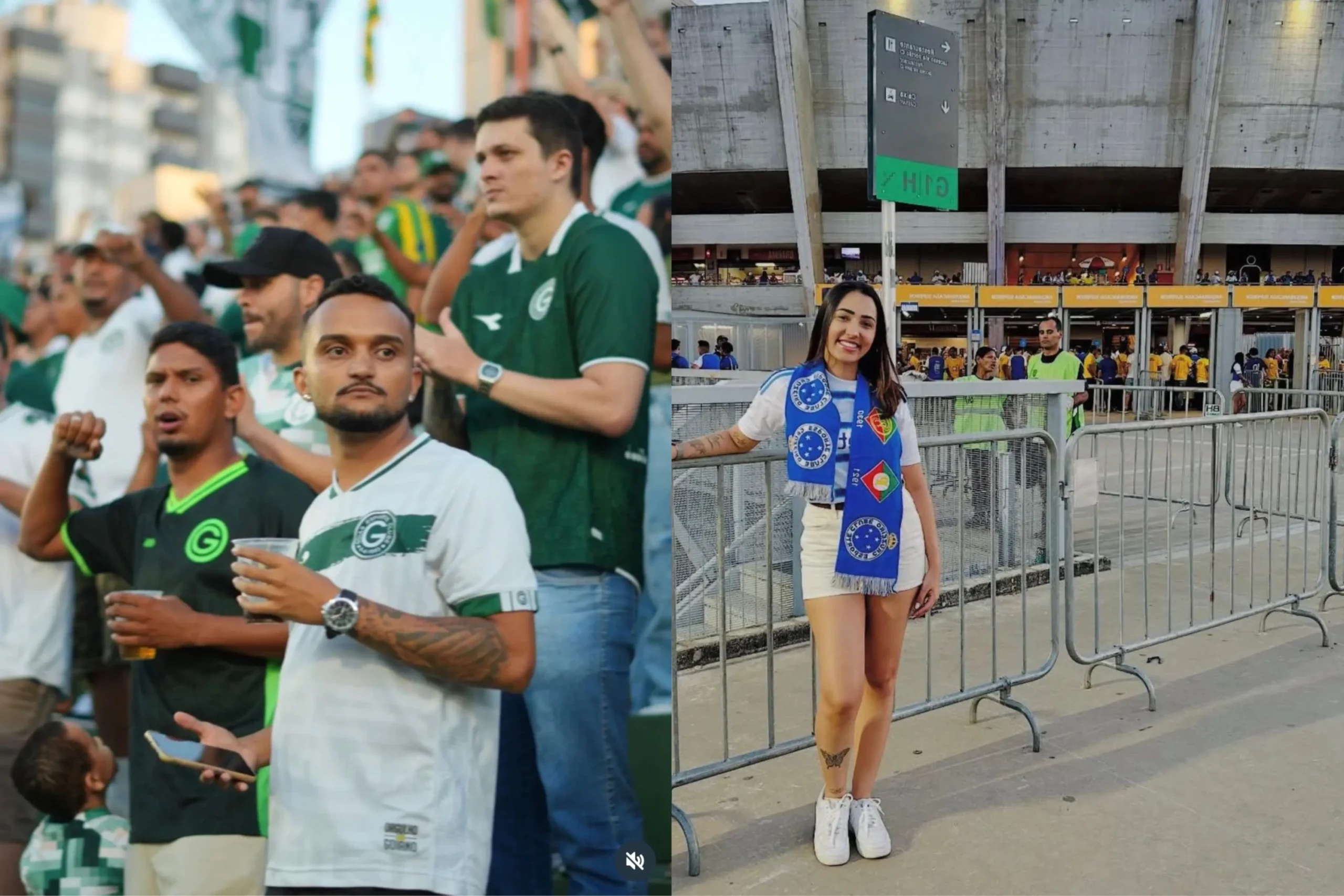 Casal viraliza ao assistir jogo em lados opostos; Tem até acordo para evitar brigas