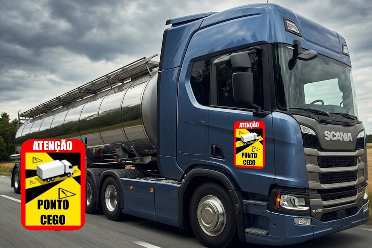 PL que determina instalação de adesivo de ponto cego em caminhões é aprovado em comissão da Câmara