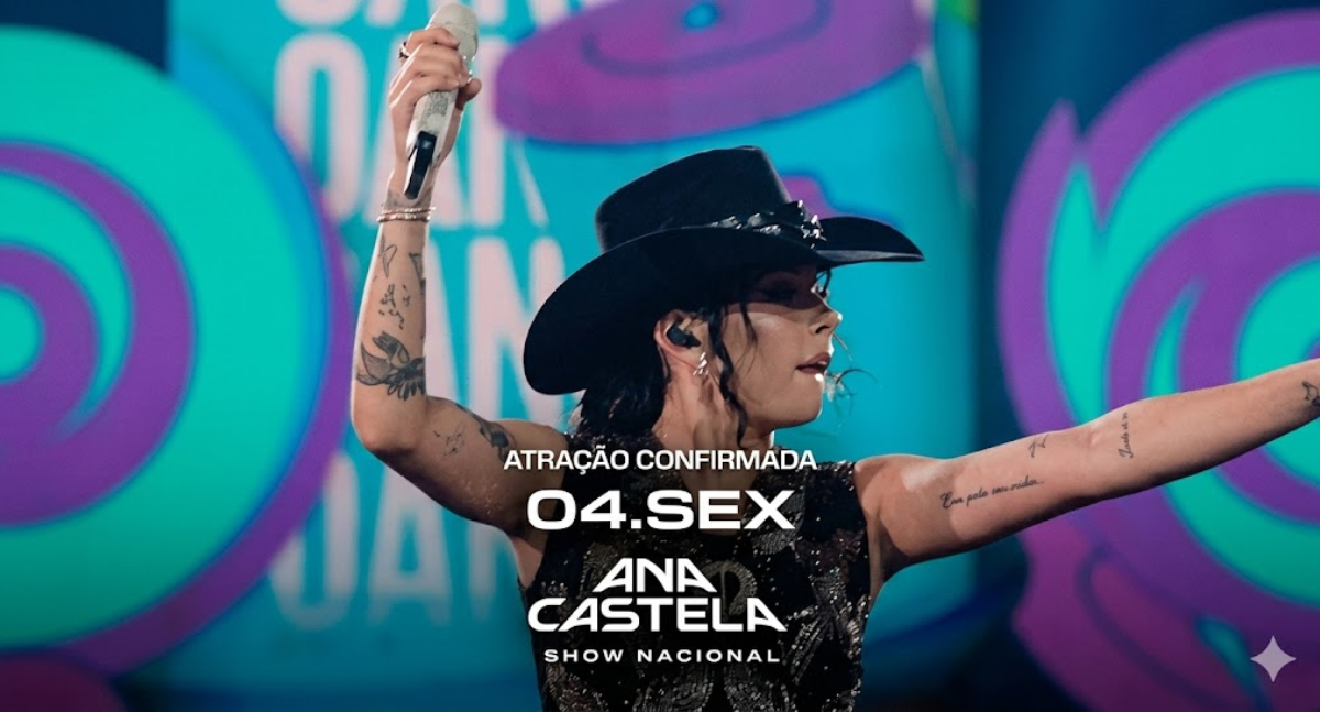 Ana Castela é a primeira atração confirmada para a Expovel