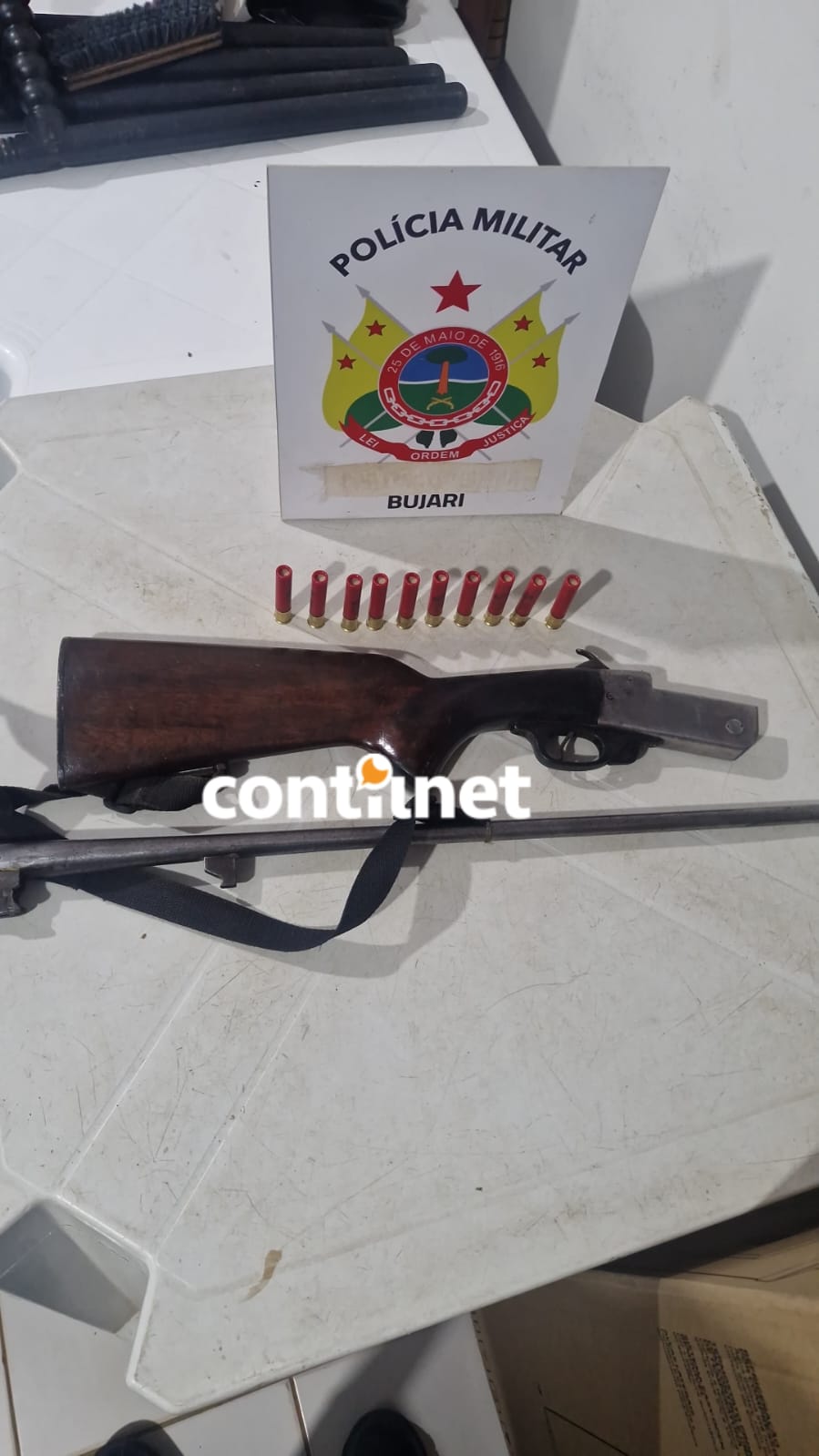 PM intercepta transporte ilegal de arma e prende dupla em ramal de Bujari