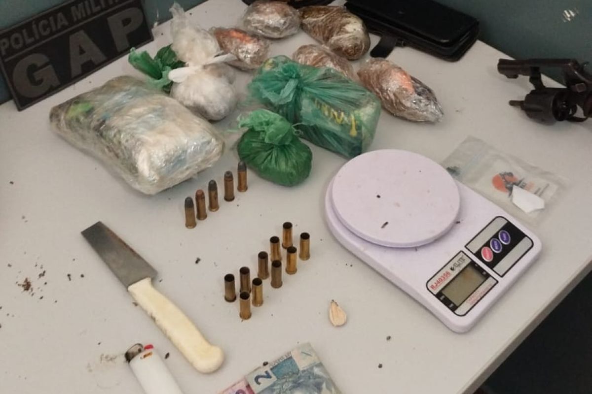 Homem é preso com porções de maconha e cocaína em MT…