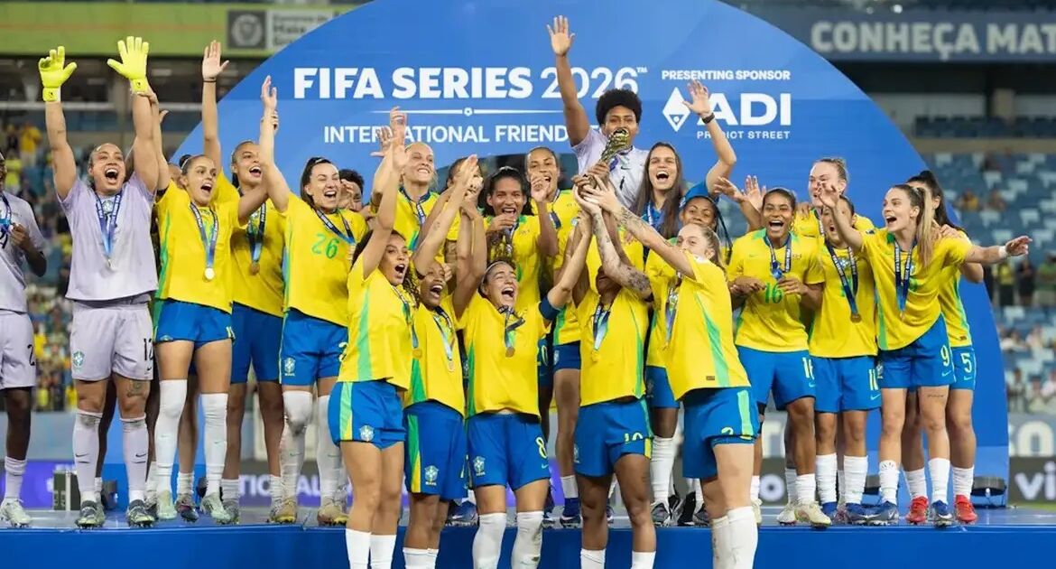 Brasil conquista título do Fifa Series de futebol feminino
