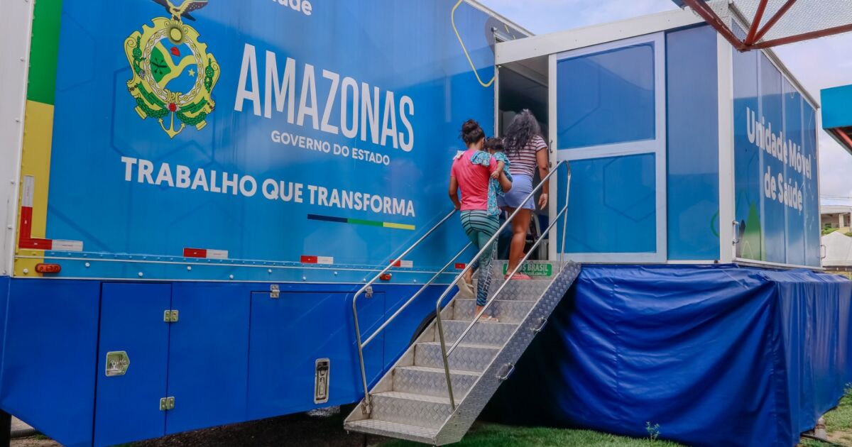 Carreta da Saúde oferece exames gratuitos na zona norte de Manaus