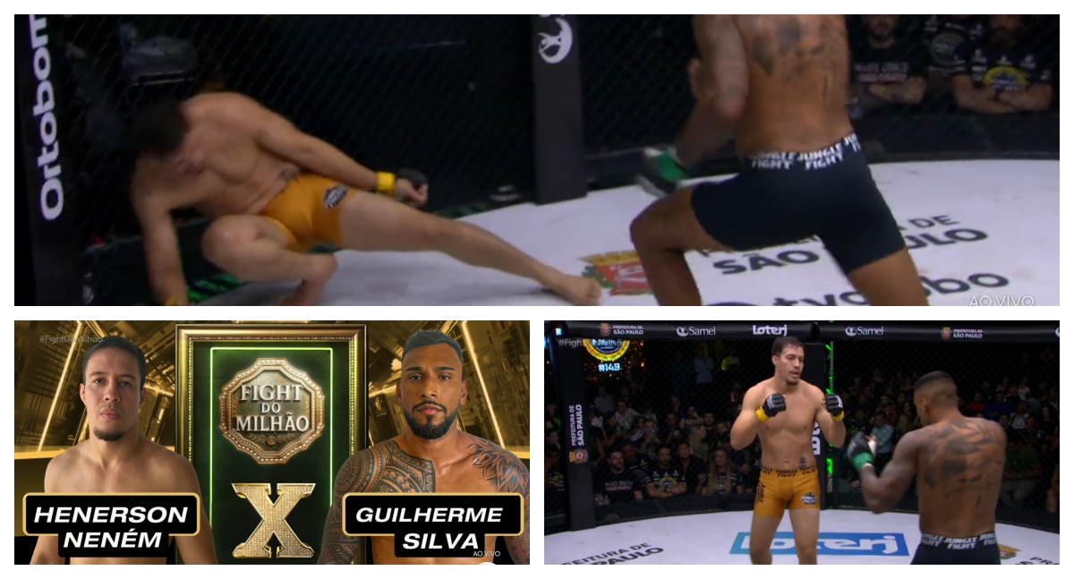 Fight do Milhão: Henerson Neném é nocauteado no 1º round e Guilherme Silva avança