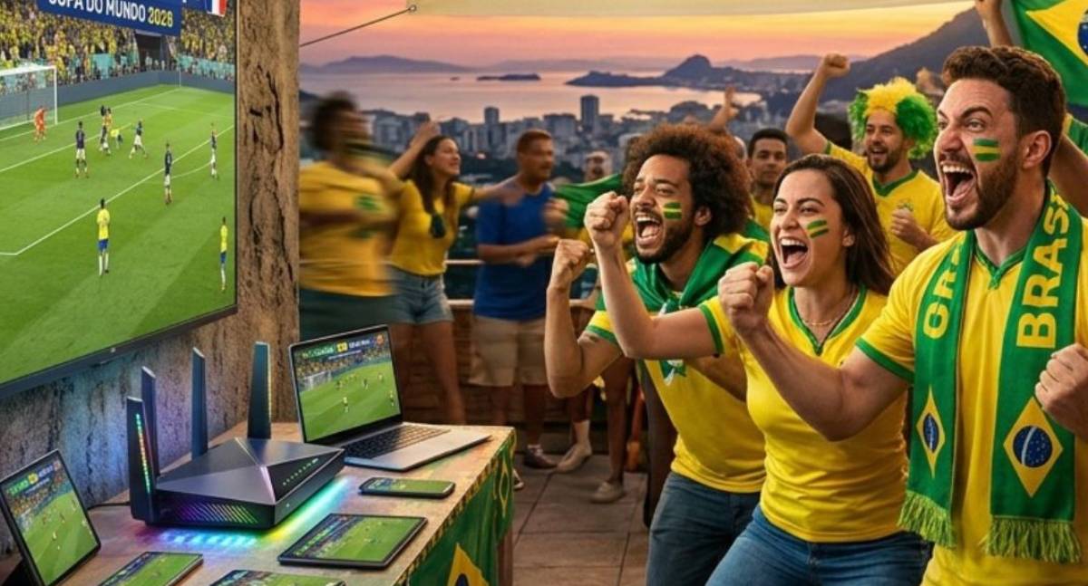 Copa 2026: O Brasil vai jogar e sua internet precisa estar em campo também