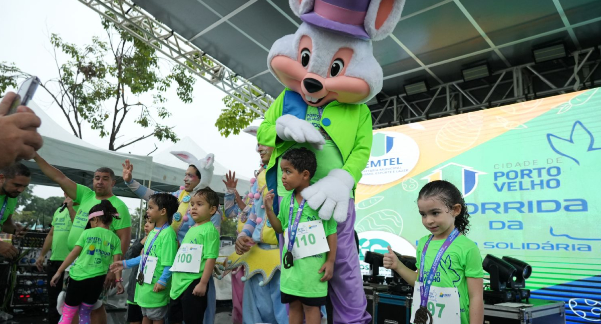 Corrida Kids movimenta esporte infantil na Páscoa no Parque da Cidade