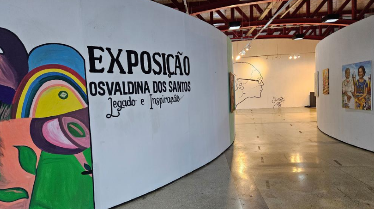 Galeria de Artes Lava Pés recebe exposição em homenagem à Osvaldina dos Santos