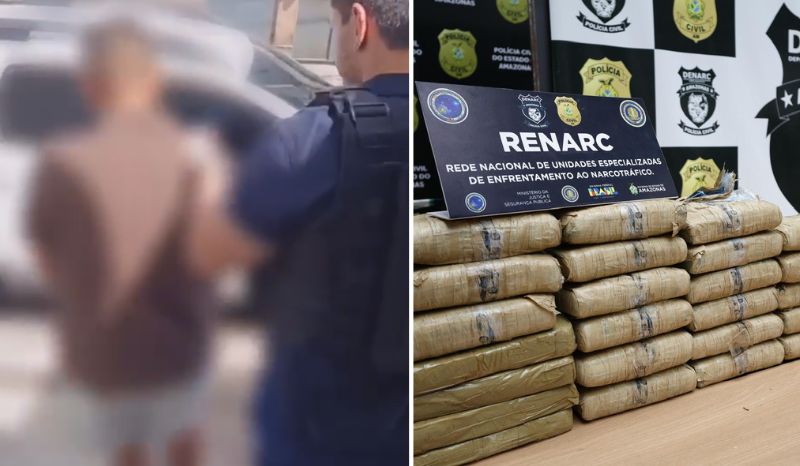 Vulgo ‘CR7’ escondia drogas em cama onde dormia com o filho em Manaus