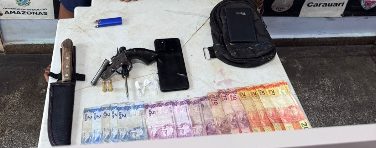 Dupla é presa após dois roubos a postos em Carauari, no AM
