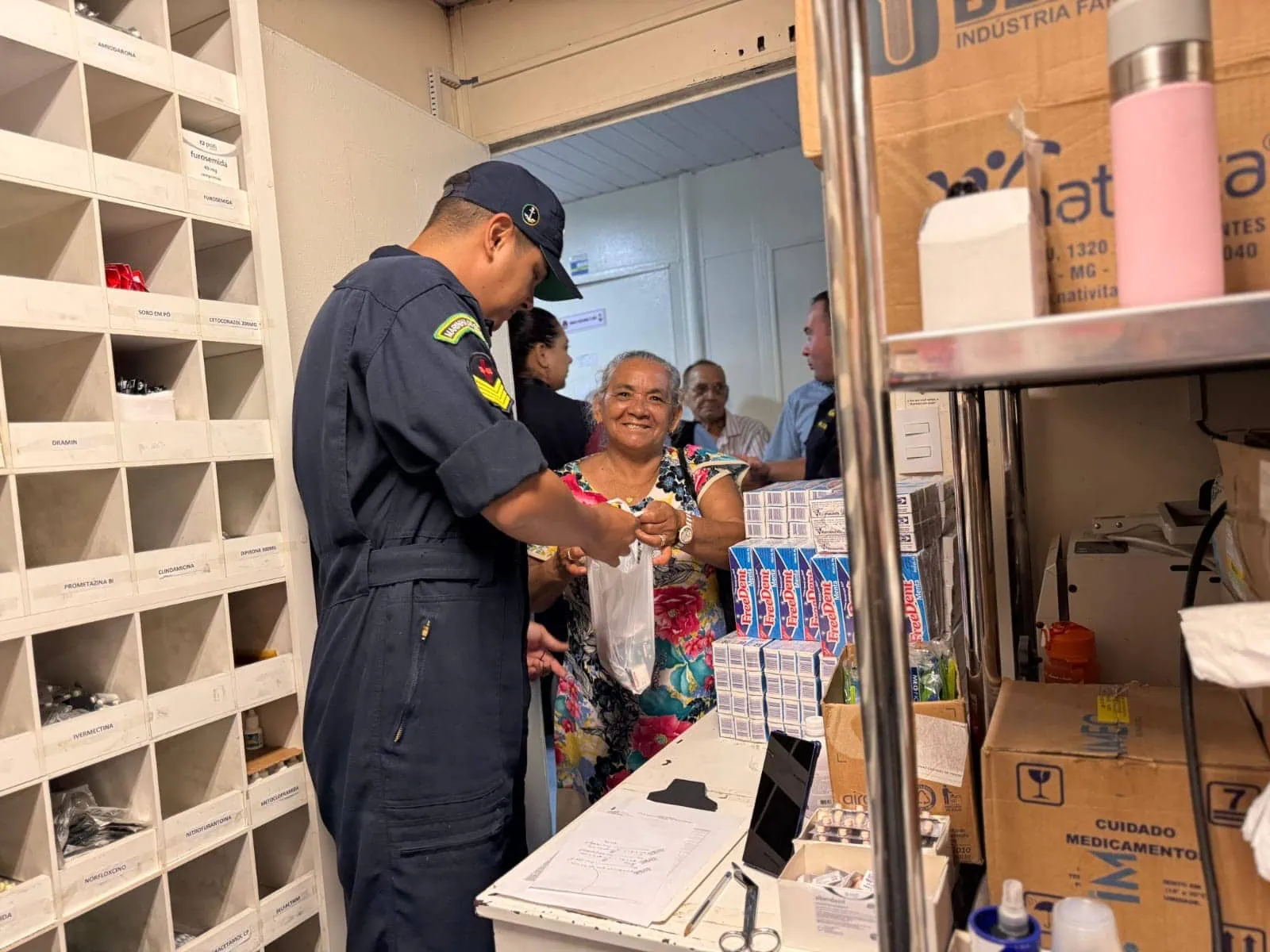 Equipe do Navio Hospitalar realizou mais de 1.300 procedimentos em 2 dias