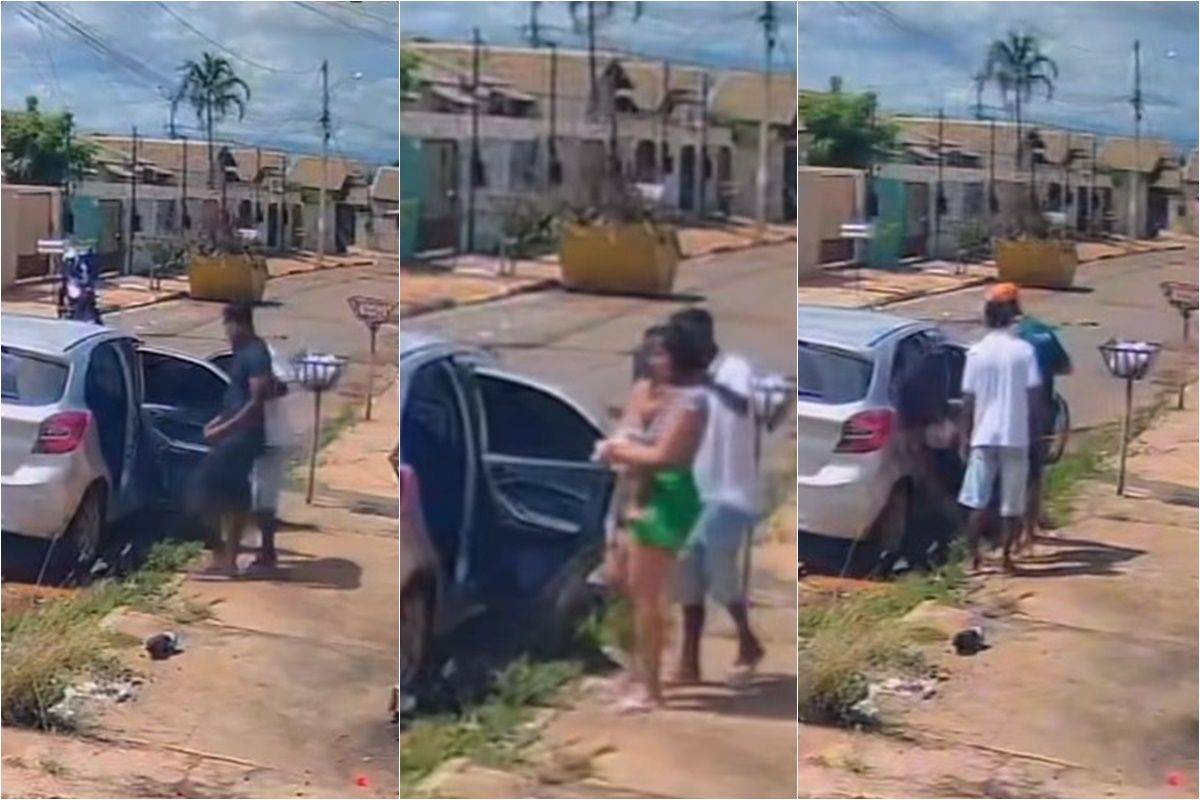 Criminosos invadem casa e levam família com bebê em VG; vídeo…