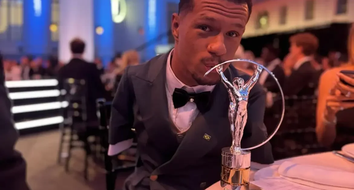 Gabriel Araújo conquista Laureus, maior premiação do esporte mundial