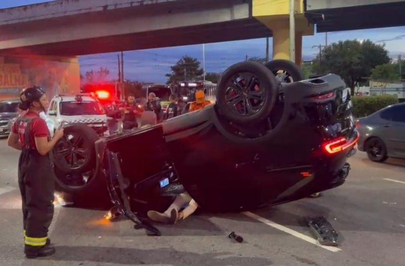 Acidente fatal no Coroado trava trânsito e causa caos nesta sexta-feira em Manaus