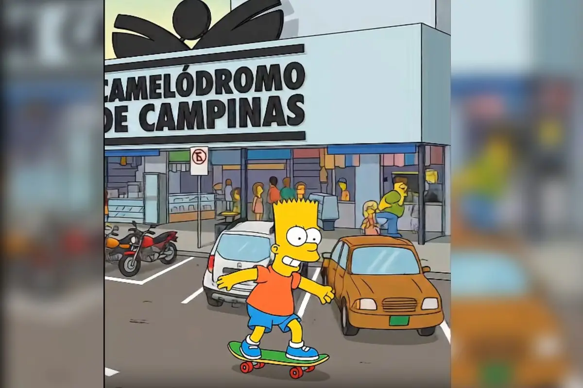 Bart Simpson ‘visita’ pontos de Goiânia em vídeo criado por IA
