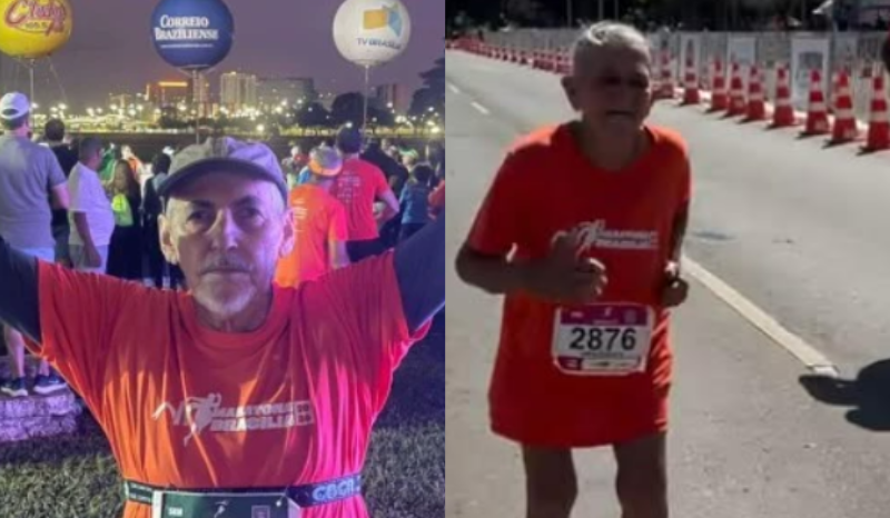 idosos de 77 e 78 anos dão show de resistência em corrida