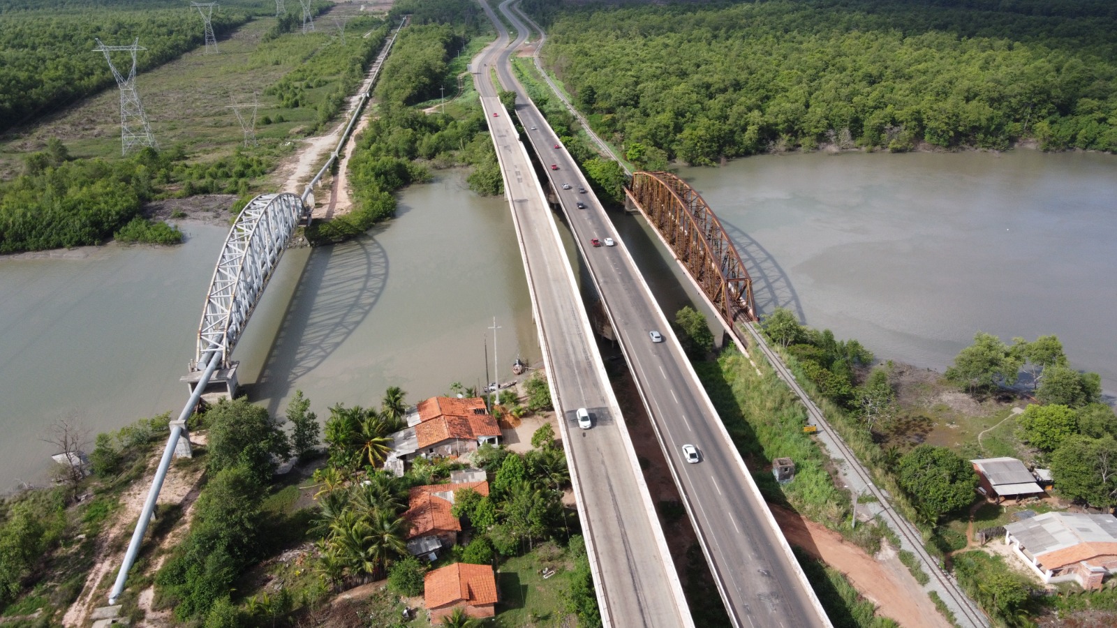 DNIT interdita Ponte do Estreito dos Mosquitos na BR-135 para manutenção preventiva