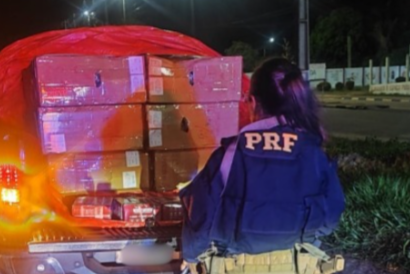 Dois são presos e itens irregulares são apreendidos pela PRF durante o fim de semana em Roraima