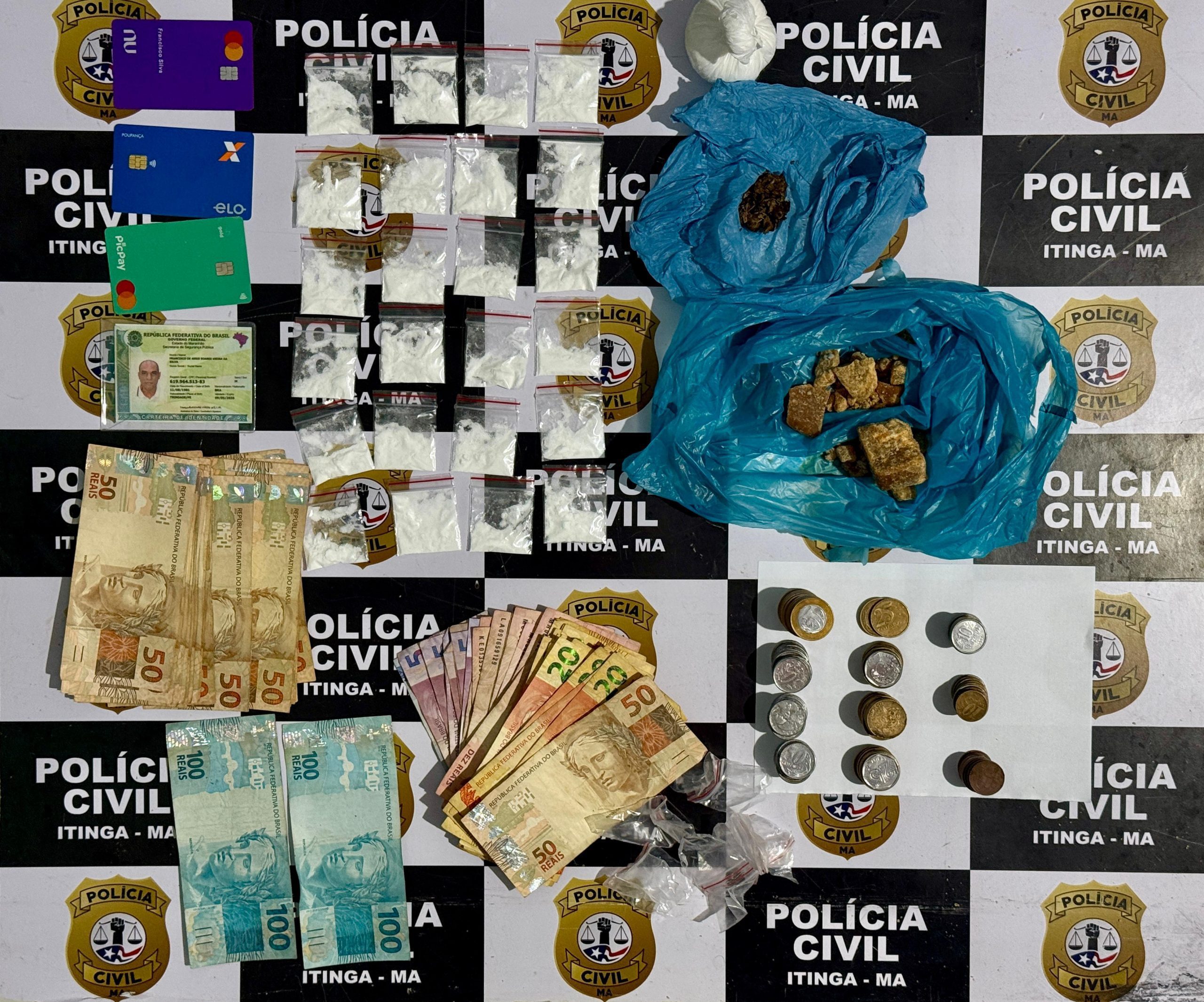 Homem é preso pela quinta vez por tráfico de drogas em Itinga do Maranhão