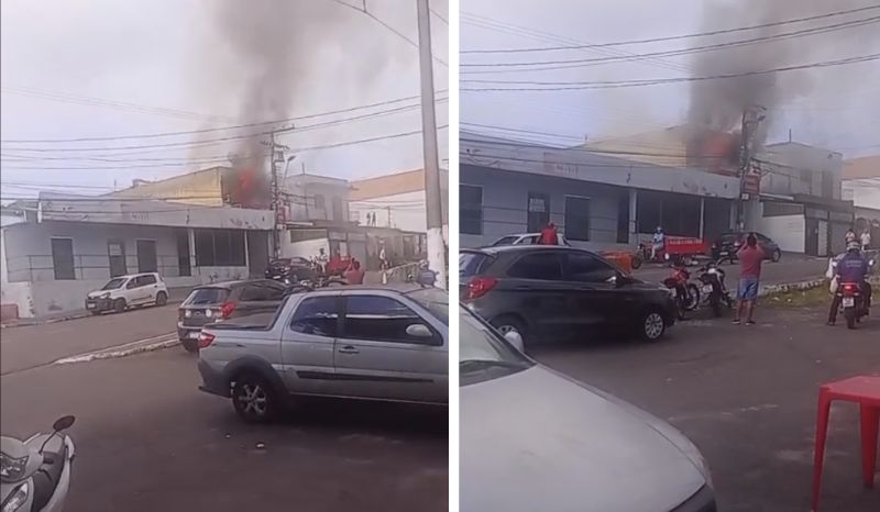 incêndio destrói kitnet em residência no Santo Antônio, em Manaus