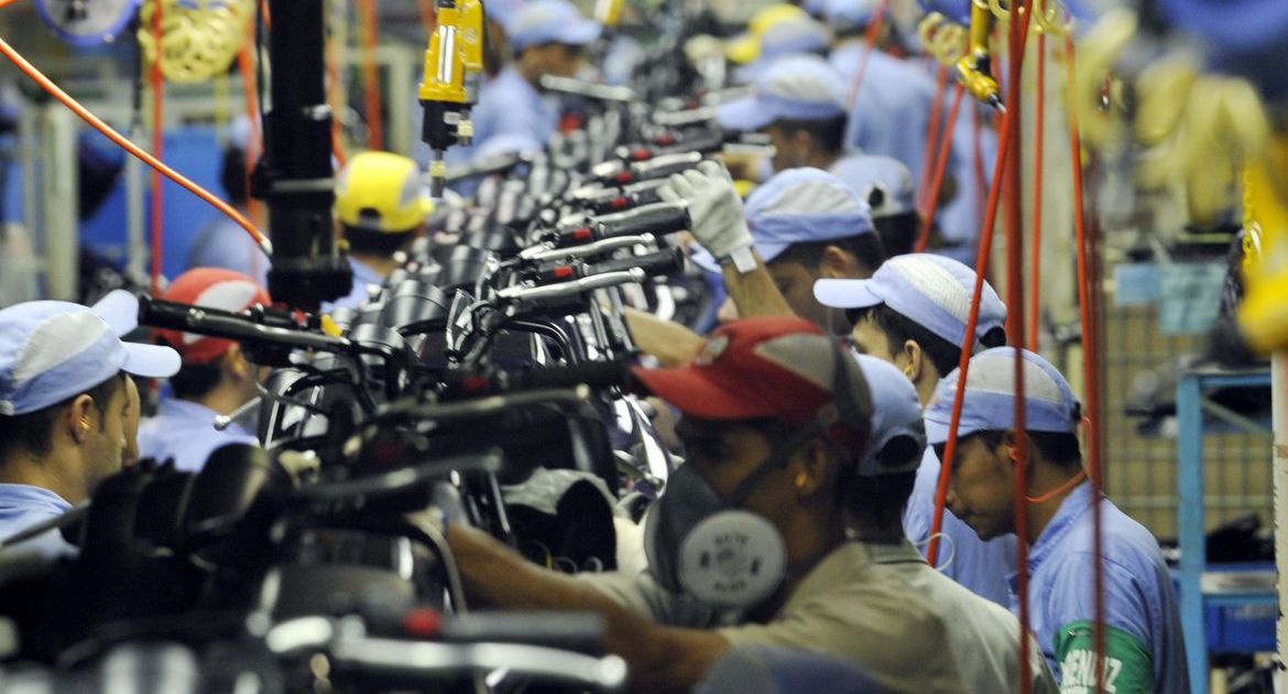 Produção de motocicletas no PIM registra recorde histórico em março