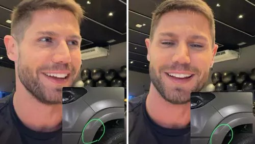 Jonas Sulzbach se envolve em acidente de trânsito em São Paulo