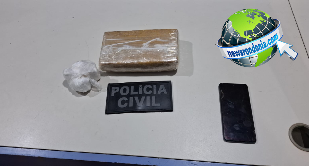 Jovem de 19 anos foi preso em flagrante com maconha durante abordagem na BR-364