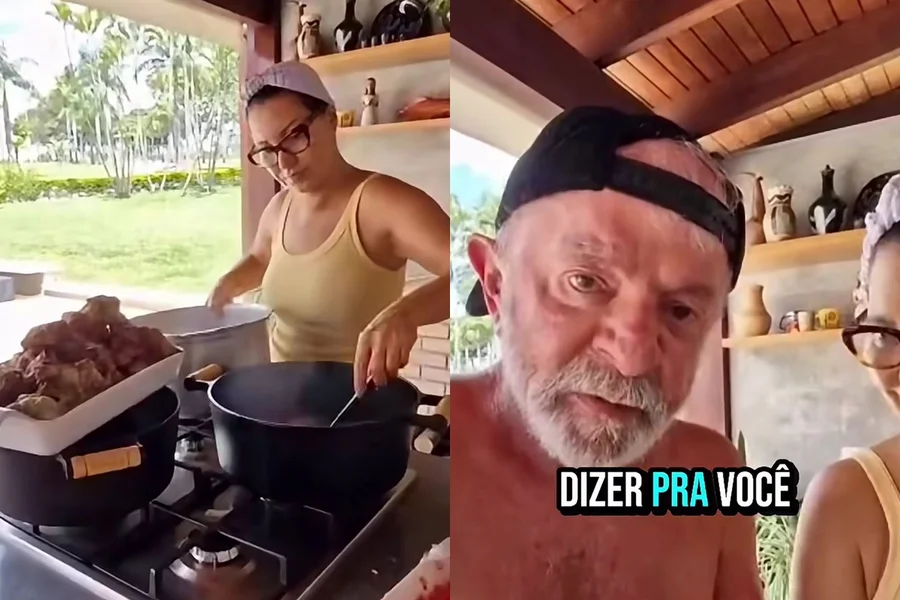Vídeo do “1º casal” nas redes gera repercussão negativa após gafe com carne e promessa de campanha