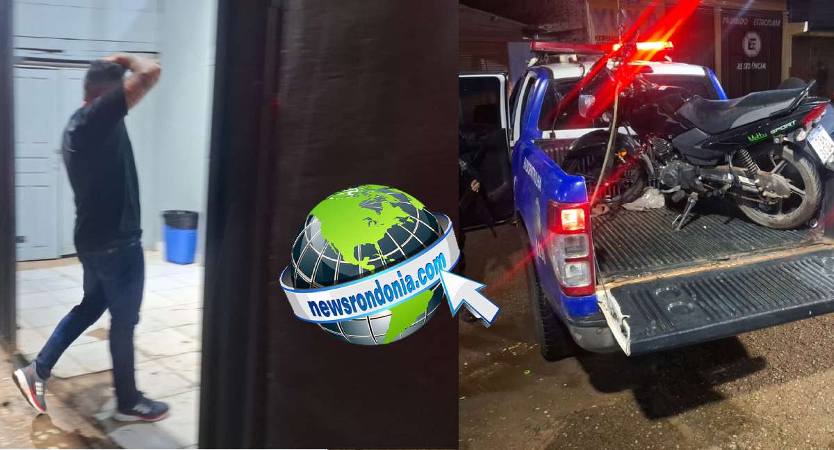 Moto roubada resulta na prisão de despachante na Avenida Calama