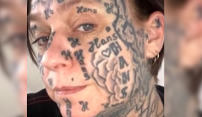 Mulher acusa ex-namorado de forçá-la a tatuar o nome dele por todo o corpo