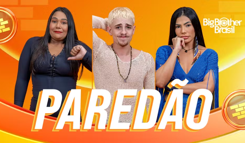 Paredão do BBB 26 é formado por Chaiany, Juliano Floss e Marciele
