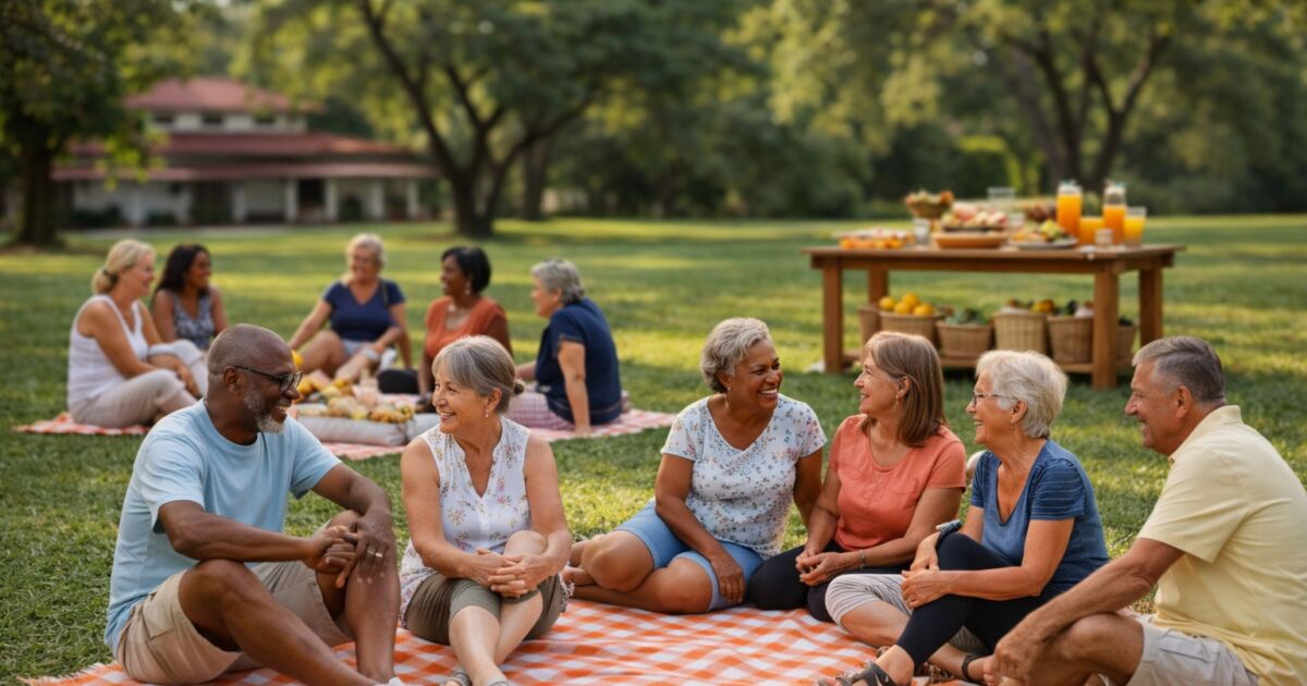 ‘Piquenique’ promove o bem-estar emocional para pessoas 60+ em Manaus
