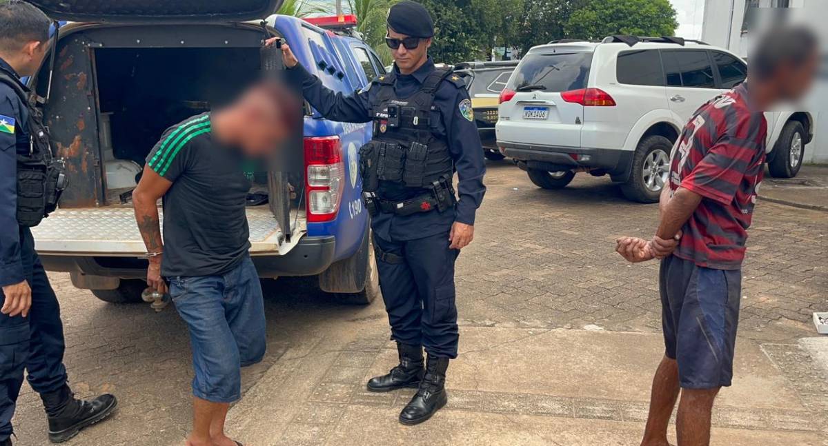 Polícia Militar prende dois foragidos na região da antiga rodoviária em Porto Velho